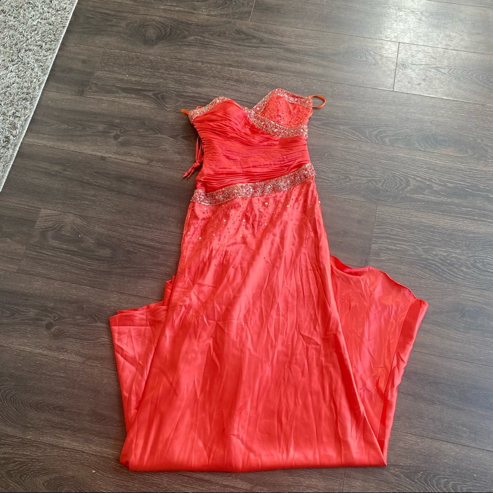 Christopher henry for joli dress size 6 color pink/ coral